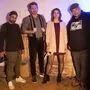 Das Filmteam (von links): Kameramann Harald Walzer, die Protagonisten Andreas Ortner und Martina Martinz, Drehbuchautor Helmut-Michael Kemmer