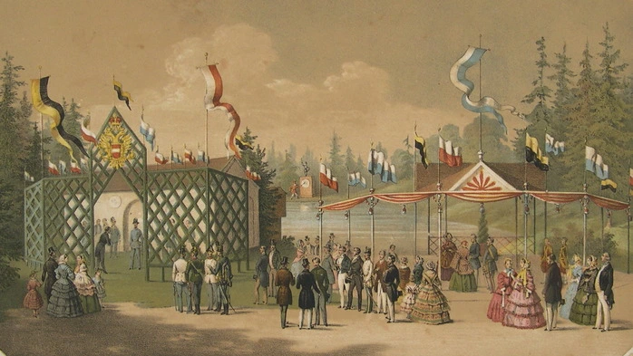 Zu Ehren des ersten Kaisersbesuchs 1850 wurde die heutige Spielwiese am Kreuzbergl geschaffen und bei späteren Besuchen erweitert