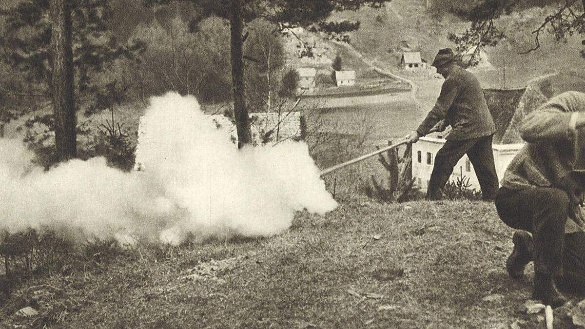 Das Abschießen der Osterböller ist nach wie vor gelebtes Brauchtum