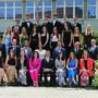 Die Maturantinnen und Maturanten der 8C-Klasse mit ihrem Lehrköper