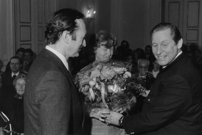 Der Maestro Nikolaus Harnoncourt, der auch heuer gestorben ist, und Josef Krainer