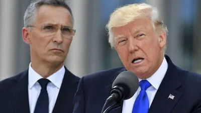 Trump mit NATO-Generalsekretär Jens Stoltenberg
