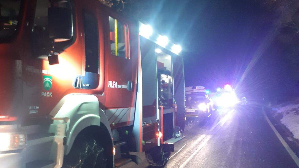 Am Dienstag gegen 17.17 Uhr rückten die FF Pack, sowie Polizei und Rettung noch zu einem Unfall aus