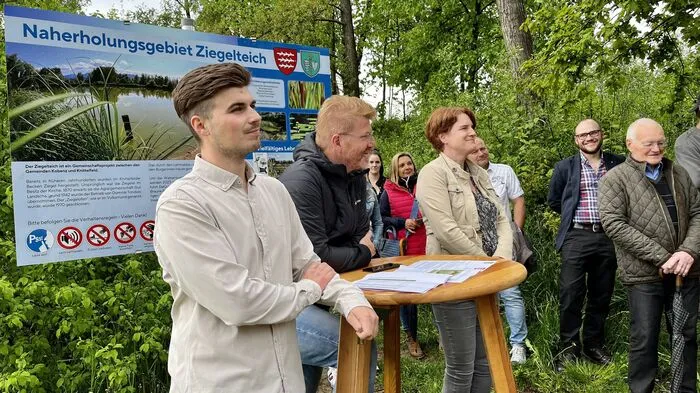 Vizebürgermeister Christian Webersink (Kobenz), der Knittelfelder Bürgermeister Harald Bergmann und  die Kobenzer Bürgermeisterin Eva Pickl luden zum Infoabend