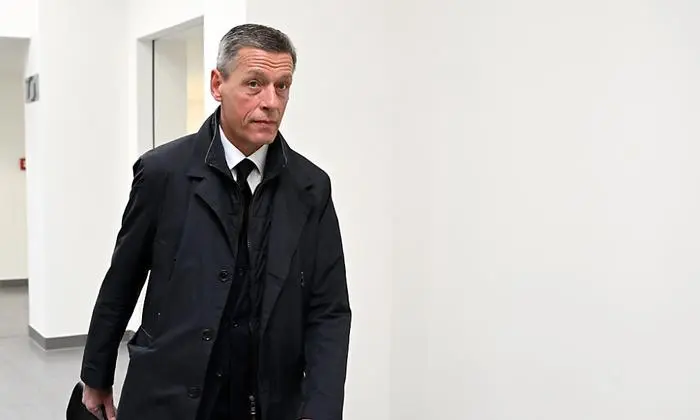 Der suspendierte Sektionschef im Justizministerium, Christian Pilnacek, am Donnerstag, 27. April 2023, anl. einer Verhandlung der Bundesdisziplinarbehörde in Wien.