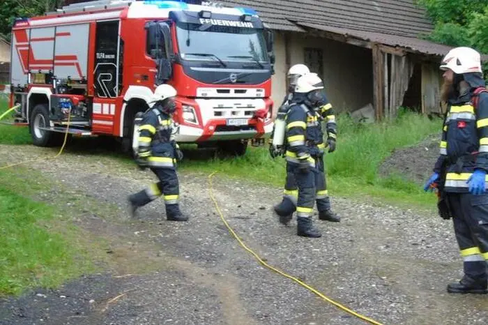 Insgesamt waren 37 Mann mit acht Fahrzeugen bei der Übung anwesend