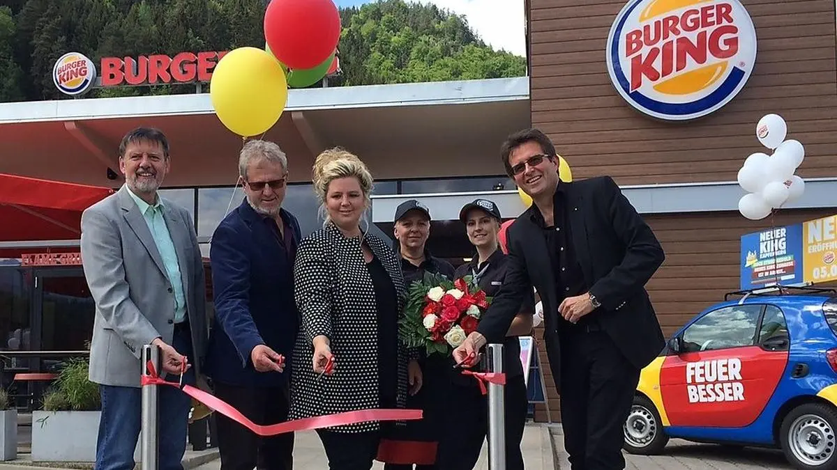 Wiesenhofer, Reisinger, Kocijan und Gasser (v. l.) bei der Neueröffnung