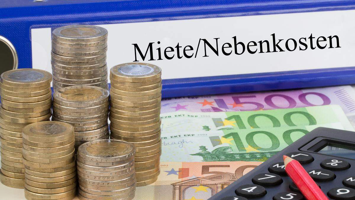 Die Miet- und Betriebskosten werden für immer mehr Menschen zum Problem