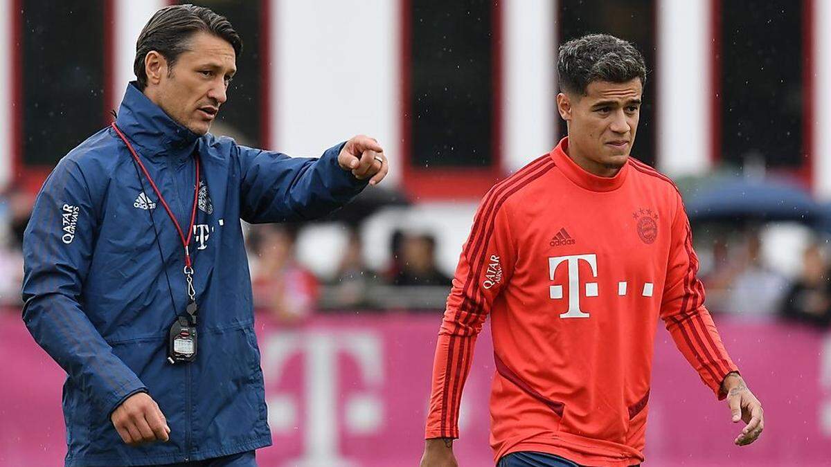 Niko Kovac und Philipp Coutinho