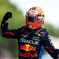 Max Verstappen jubelte