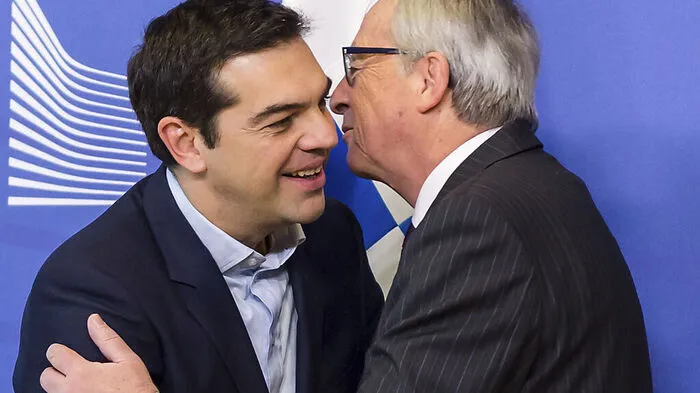 Juncker und Tsipras