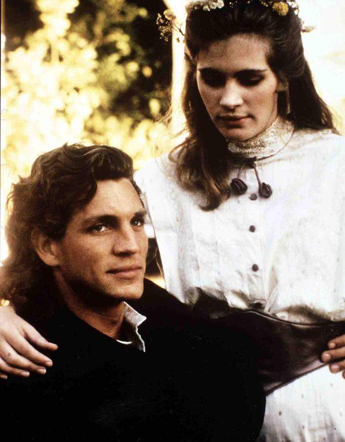 Eric Roberts und Julia Roberts 1988