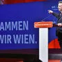 Wiens Bürgermeister Michael Ludwig Samstag Vormittag beim Parteitag