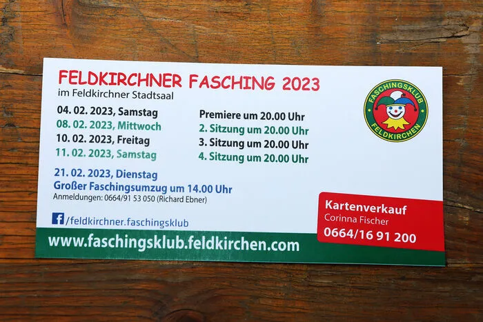 Kartenverkauf:Corinna Fischer - Mobil-Nr: 0664-16981200