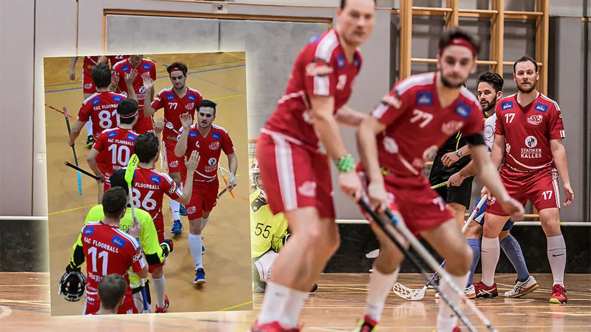 Die Klagenfurter Floorballer haben kommenden Sonntag vor heimischer Kulisse Matchball 