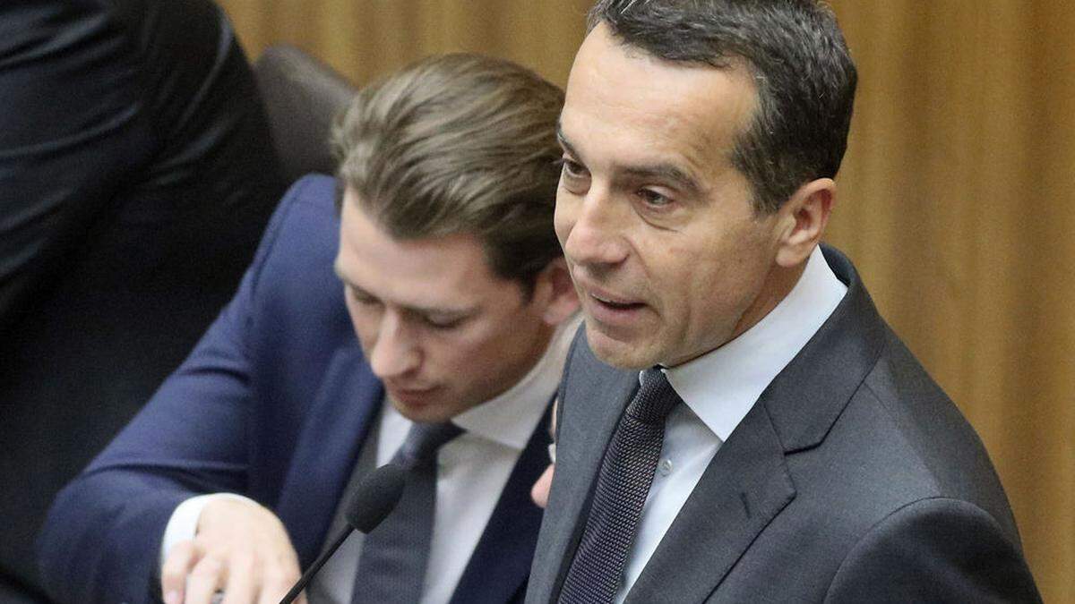 Sebastian Kurz und Christian Kern