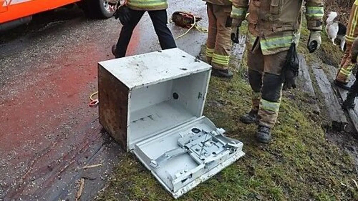 Der gestohlene Tresor wurde in der Sattnitz gefunden