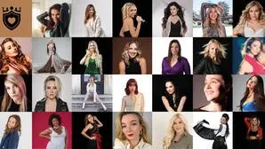 Die Villacher Sängerin Adriana (links, zweite Reihe von oben) bringt am Samstag geballte Frauenpower nach Leibnitz