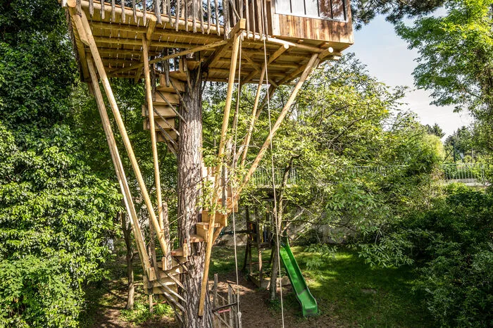 Das Baumhaus ist das Ergebnis eines langen Entstehungsprozesses zwischen Richard Polsterer und Johann Halper.