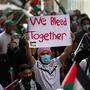 Proteste gegen den israelischen Angriffe in Gaza 