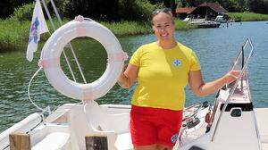 Viktoria Hinteregger verbringt den größten Teil ihrer Freizeit am See