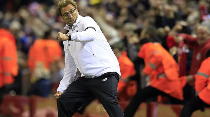 Nach dem 4:3 drehte Ex-Dortmund und jetziger Liverpool-Trainer Jürgen Klopp endgültig durch. In letzter Sekunde schafften die "Reds" den Aufstieg ins EL-Halbfinale
