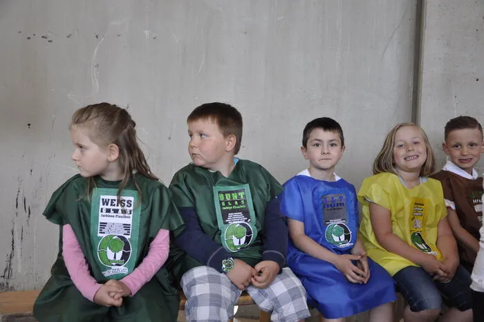 Die Kinder der Kindergartens Pusterwald waren schon aufgeregt...