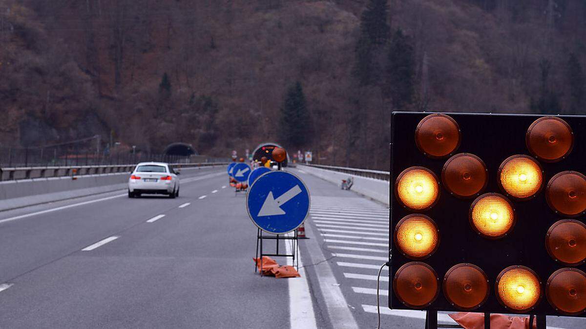 Zahlreiche Baustellen zwischen Tarvis und Udine