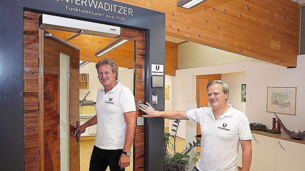 Die innovativen Tischlermeister Alois und Peter Unterwaditzer