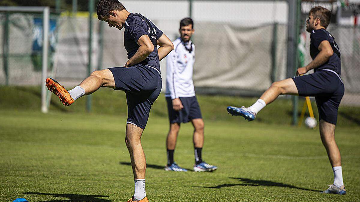 Der Abstand zwischen den Kickern passt beim Training des RZ Pellets WAC