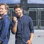 Josef Ellers übernimmt den Zauberstab von Markus Schöttl (l.)