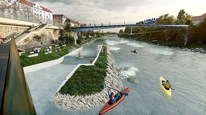 Die künstliche Surfwelle in der Mur ist die nächste Ausbaustufe für die Attraktivierung des Stadtflusses, derenRealisierung ÖVP und FPÖ bereits prüfen ließen. Sie soll nicht nur Junge begeistern, sondern auch als Attraktion die Frequenz im Zentrum erhöhen. Aber: KPÖ, Grüne, SPÖ und Neos erteilen dem Projekt eine Absage.