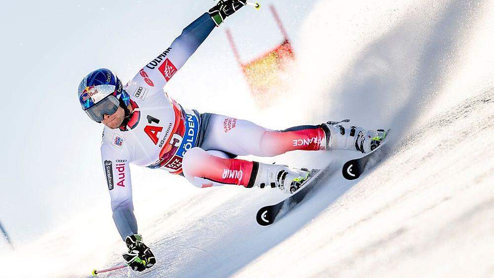 Alexis Pinturault gewinnt den Riesentorlauf in Sölden vor Landsmann Matthieu Faivre