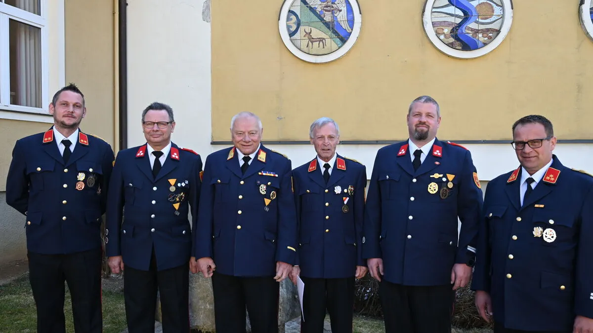 Einige Kameraden der FF Bad St. Leonhard