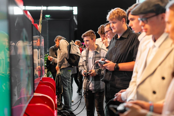 Die Gaming Area wurde von der Firma Nintendo ausgestattet