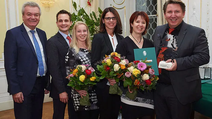 Anton Lang, Walter Hochfellner, Lisa Hochfellner, Silvia Hofinger, Helga Lampeter und Roman Lampeter