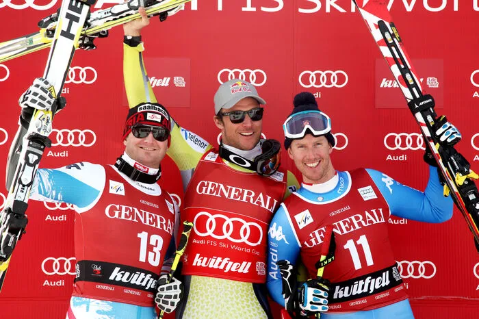 2013:  Aksel Lund Svindal (NOR, 480) Matteo Marsaglia (ITA, 249) Matthias Mayer (AUT, 228) 