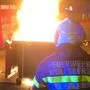 Schon am 3. April hat eine Altpapiertonne am großen Parkplatz in der Krankenhausstraße gebrannt