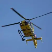Nach einem Radunfall wurde ein 63-Jähriger ins Krankenhaus geflogen