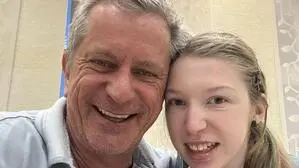 Andreas Till mit seiner Tochter Marlene