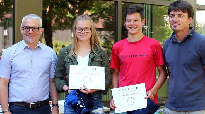 Sarah Tombeck und David Kainz wurden ausgezeichnet