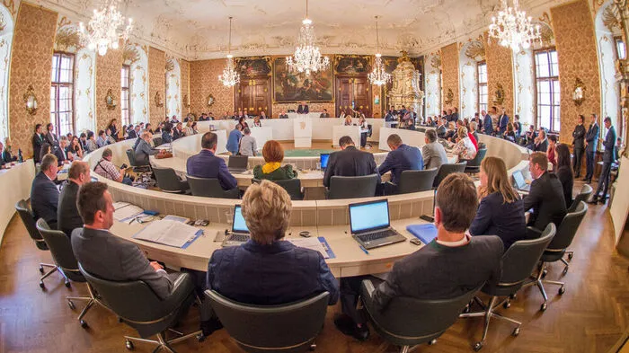 Blick in den Landtag