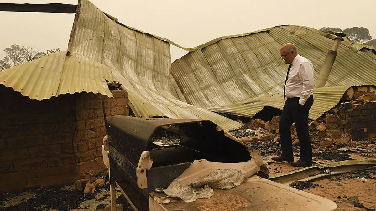 Premierminister Scott Morrison, ein Kohle-Förderer