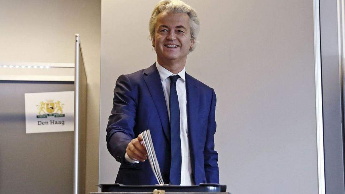 Rechtspopulist Geert Wilders - Sinnbild für die Spaltung in Europa