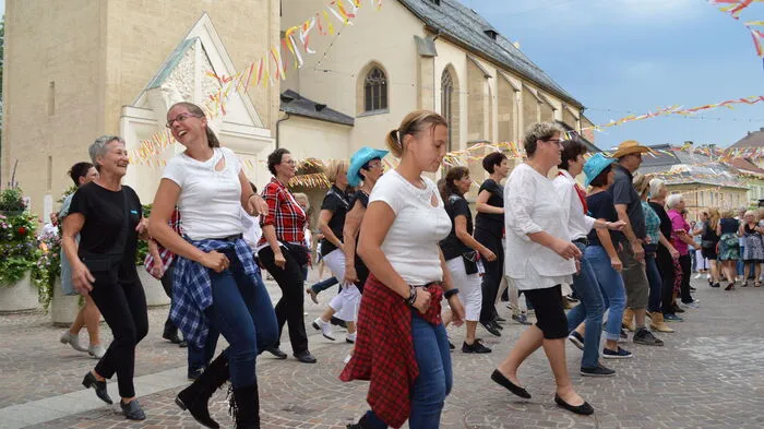 Die Vilacher Innenstadt als "Tanzparkett"