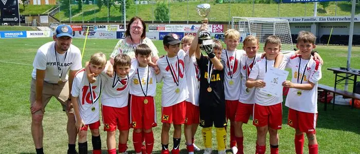 Das Team 3 der Volksschule Bärnbach holte sich den Bezirksmeistertitel