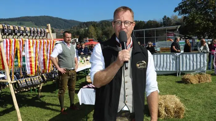 Am Foto Eduard Penker Geschäftsführer Schaf und Ziegenzucht Verband Kärnten.