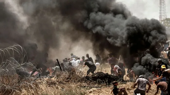 Die Eröffnung der US-Botschaft in Jerusalem nahm die Hamas, die den Gaza-Streifen kontrolliert, zum Anlass, um gegen die israelische Unterdrückung zu protestieren.