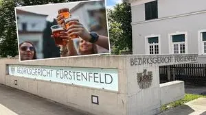 Die Folgen einer durchzechten Nacht vor dem Bezirksgericht Fürstenfeld