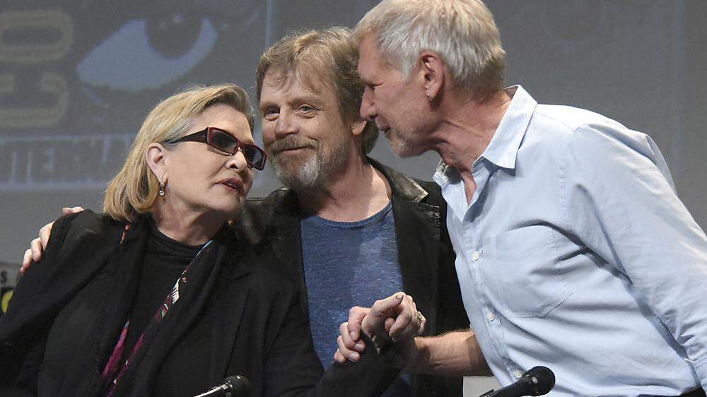 Star-Wars-Legenden: Carrie Fisher, Mark Hamill, Harrison Ford